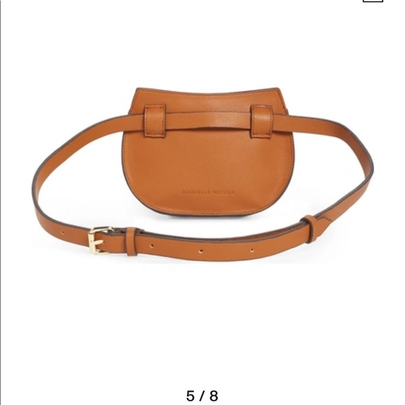 Danielle Nicole Trish Brown Faux Leather Belt Bag Fanny pack - Picture 12 of 12